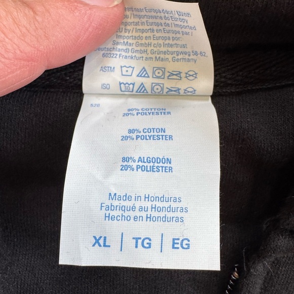 Pittsburgh Vintage Baseball Throwback Retro Design Full Zip Hoodie Sz XL Black - Picture 4 of 9